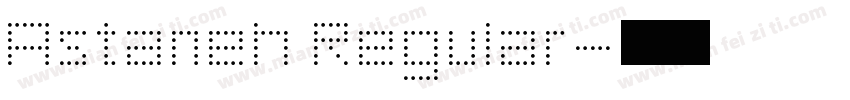 Astaneh Regular字体转换